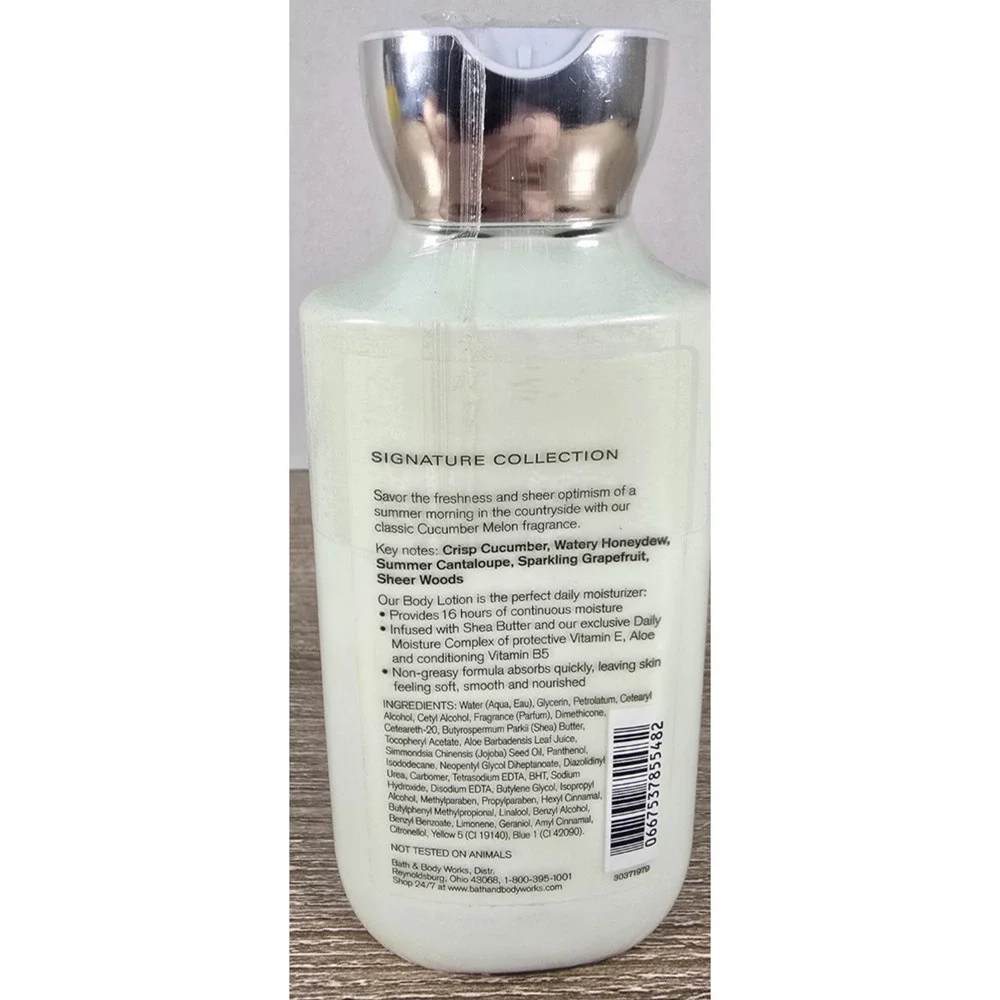 Bath Body Works Cucumber Melon Lotion 8oz Body & Hand with Shea & Vitamin E NEW!